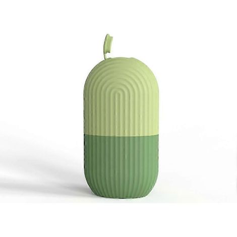 Rouleau de massage facial glacé, outil de beauté pour les soins de la peau et les poches sous les yeux en silicone (vert) (1/5)