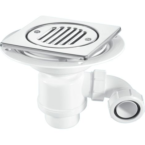 McAlpine TSG1T6SS-STW2R 50mm Water Seal Resealing Trap for Tiled or Stone Floors (1/2)