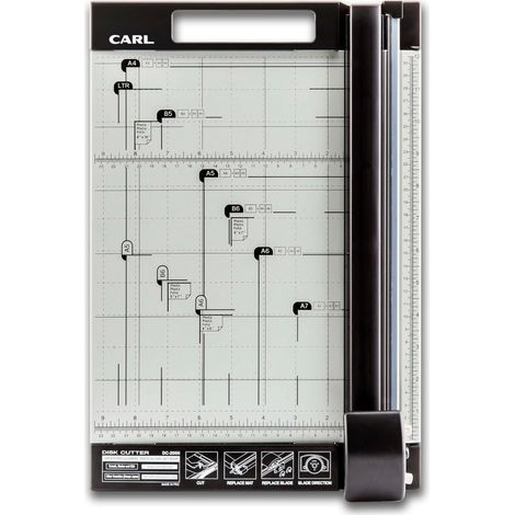 Carl DC-200N Papierschneidemaschine 10 Blätter (1/3)