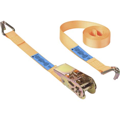 TOOLCRAFT TO-10283841 Zugkraft LC Niederzurren (einzeln/direkt)=1000 daN (L x B) 3 m x 25 mm Ratsche