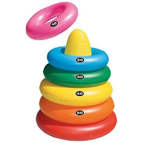 Pyramide d'anneaux jeux d'eau. - SWIMLINE (1/5)