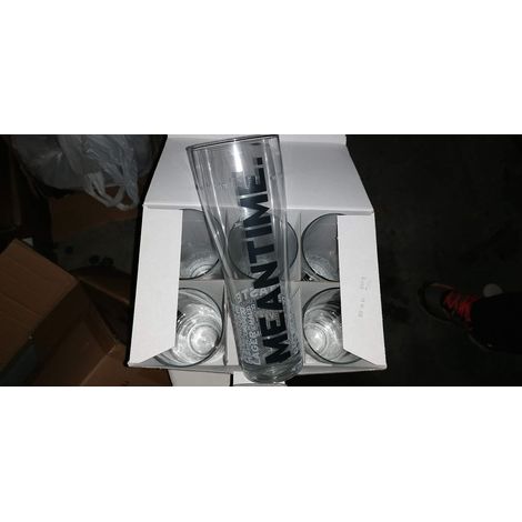 Lot de 6 verres Meantime - 50 cl - Verres à bière neufs