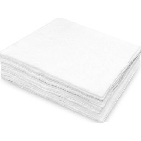 Lot de 10 tapis d'arrosage automatique en coton de 25,4 x 25,4 cm pour suspendre des pots de fleurs, paniers, rétention de l'humidité, fournitures de jardinage, blanc (20 pièces) (1/5)