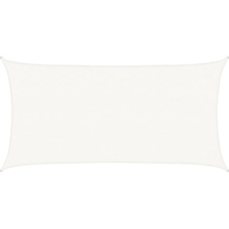 Toldo de vela blanco HDPE 160 g/m² 2,5x5 m vidaXL