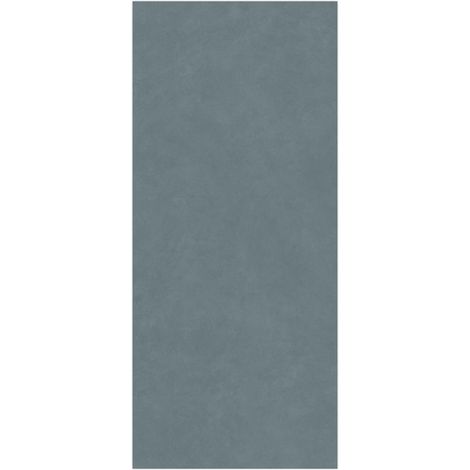 Carrelage effet Béton Bleu Acier 278x120x0,6 cm Mat Benzaro - Mur intérieur (vendu par carton de 3,336 m²) - RO'MA CARRELAGE