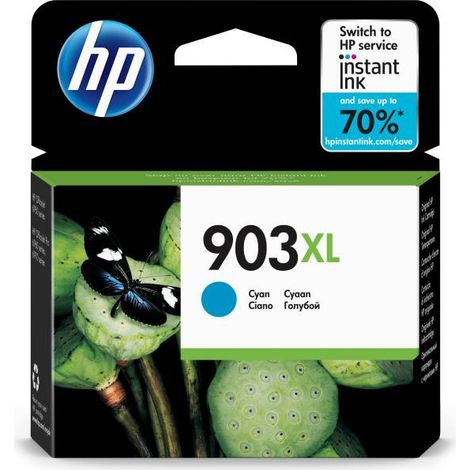 HP 903XL Cartouche d'encre cyan grande capacité authentique (T6M03AE) pour HP OfficeJet Pro 6950/6960/6970