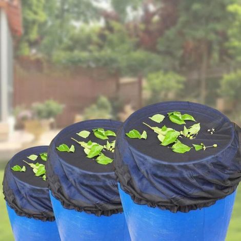 Lot 3 filets protection citerne eau pluie 95cm anti-moustique feuilles mortes (1/4)