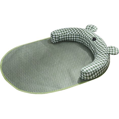 1 Tapis de sol, antidérapant, lavable, pour cage, chien chat, intérieur vert (1/5)