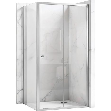 CABINE DE DOUCHE REA PRIMO SLIDE 140X90 CHROME (1/5)