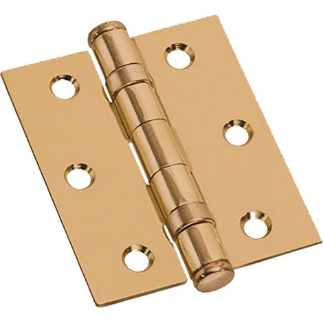 CERNIERA CON CUSCINETTI BRONZATA mm 75 x 65 - sp.2- 12 pezzi