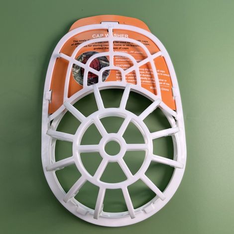 Cadre de lavage et rangement pour casquette de baseball, maintient la forme, panier en plastique durable pour machine à laver (1/5)