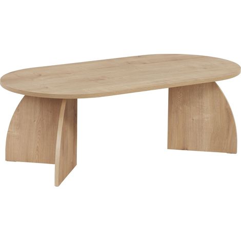 Tavolino in legno "Melina" 120 x 60 x 40 cm - Rovere zaffiro