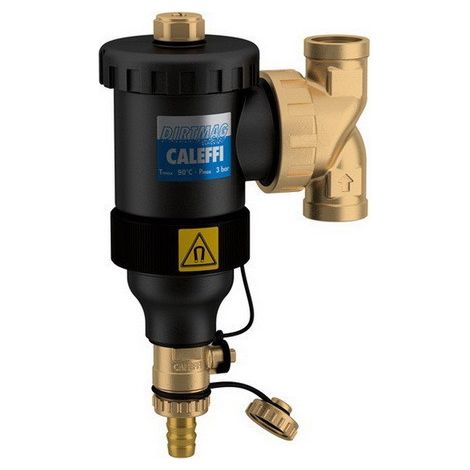 Séparateur particules boues DIRTMAG avec aimant, en technopolymère Caleffi 1 pouce
