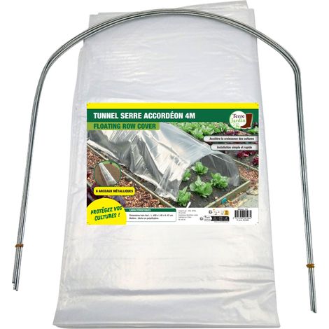 TERRE JARDIN - Túnel de forzado acordeón flexible 4 metros