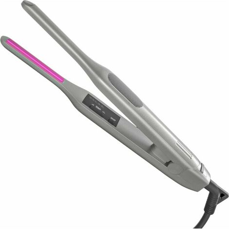 2-in-1 Haarglätter und Lockenstab, professioneller Keramik-Haarglätter und Lockenstab, schnelles Aufheizen mit einstellbarer Temperatur von 150–232 °C, LCD-Temperaturanzeige, automatische Abschaltung (1/5)