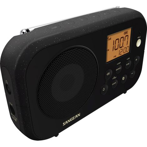 Sangean PR-D12 BT Tischradio MW, UKW Bluetooth®   Schwarz