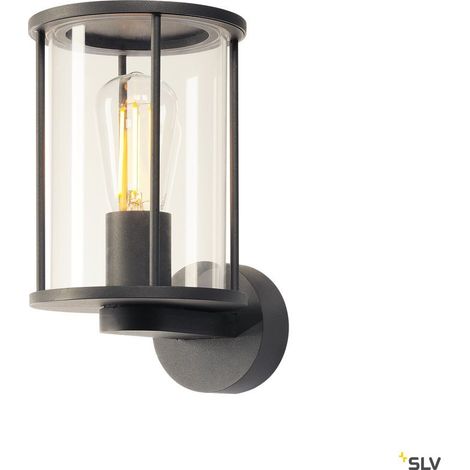 Applique extérieure PHOTONIA gris E27 60W max IP55 - SLV - 232045 (1/4)