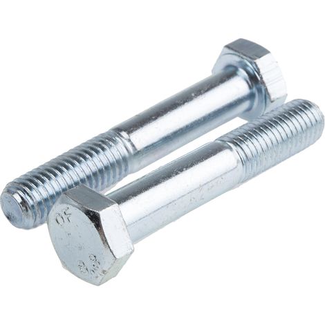 Vis à tête hexagonale, Acier Passivé, zinc, M12 x 70mm ( Prix pour Boîte de 25 )