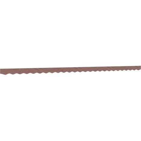vidaXL Awning Valance Replacement Brown Stripe 600 cm