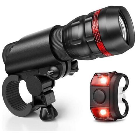 5W Mountain Bike Headlight Kit Cycling Torch Zoom Rechargeable Strong Light (Style 3) (1/4)