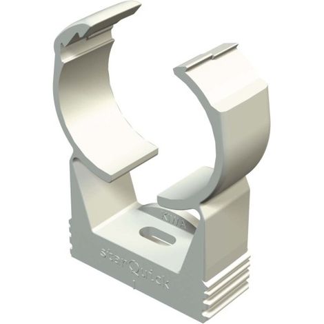 OBO Bettermann Abrazadera starQuick 31,2-35,8mm Poliamida gris claro RAL 7035, 2146258