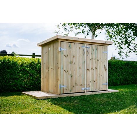 Mitton Garden Store Medium - Timber - L96 x W160.6 x H123 cm