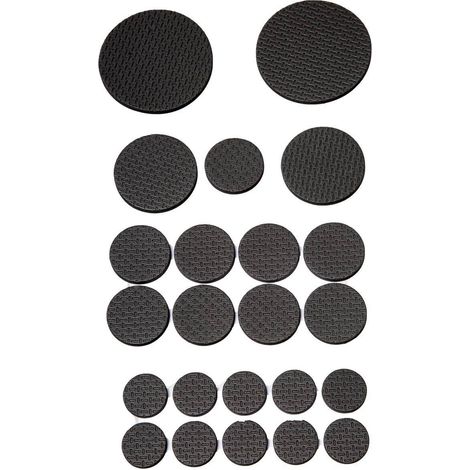 Set di 50 cuscinetti di protezione neri  - 5five