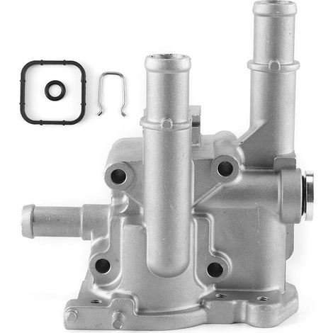 Boîtier de thermostat en alliage d'aluminium, argenté, pour Opel/Vauxhall, kit de pièces détachées (1/5)