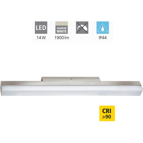 Eglo Torretta Applique murale pour miroir LED 60cm, 4000K Blanc neutre (94617) (1/4)