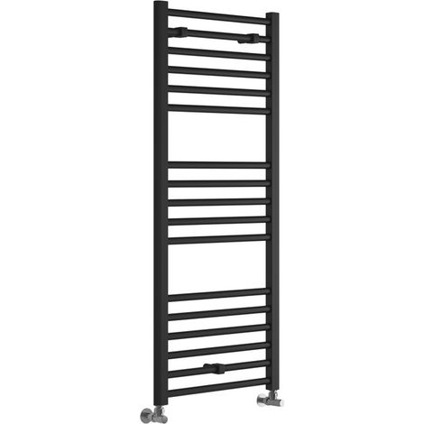 Signature Paragon Straight Heated Towel Rail 1200mm H x 500mm W - Anthracite (1/2)