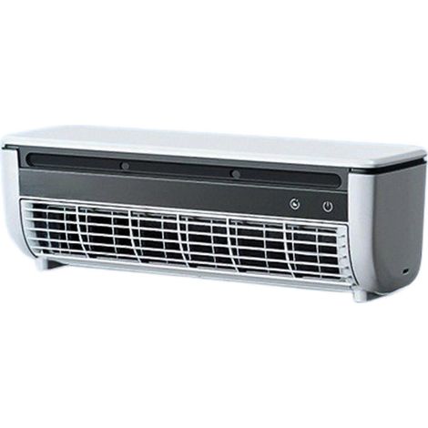 BlancMini climatiseur split portable à brumisation, fixation murale, sans conduit, avec télécommande, rafraîchissement instantané, brumisation puissante, sans perçage et sans fil. (1/5)