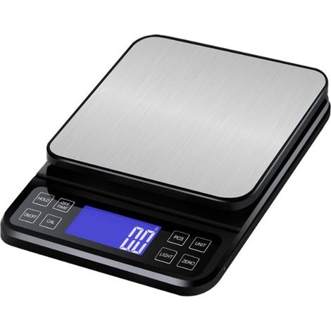 Balanza de cocina - de 0,1 g a 5 kg - Recargable por USB (1/4)
