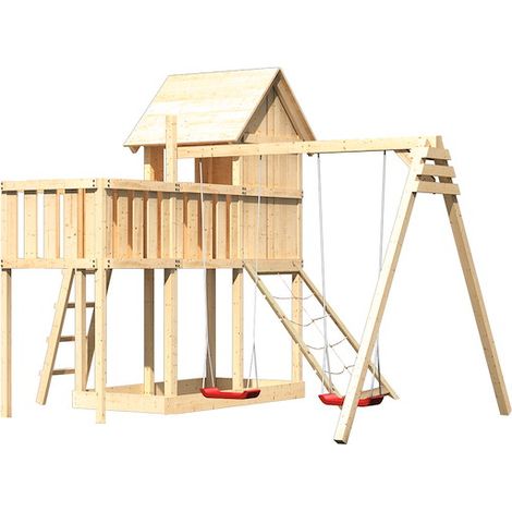Akubi Stelzenhaus Frieda natur DS+ABP+Netzrampe