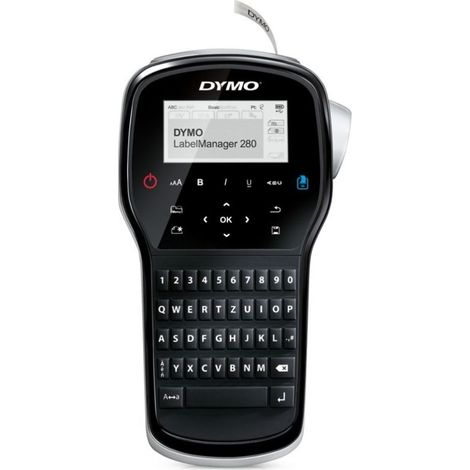 Appareil à étiqueter LabelManager 280, Dimensions : 107,5 x 206 x 46,5 mm