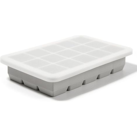 Vassoio da 0 a 0 cubetti di ghiaccio 0- 015 0 grandi 0 cubetti di ghiaccio 0- 0 Grigio 0- 0 - (1/3)