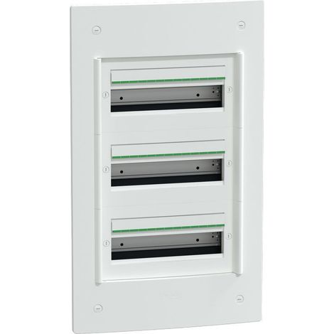 PrismaSeT XS - Coffret encastré 3 rangées 13 modules - sans porte (LVSXS313) (1/2)