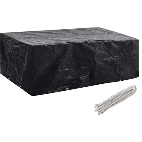 Maison Exclusive - Coperture Arredi Giardino 2 pz 8 Occhielli 200x160x70 cm (1/5)