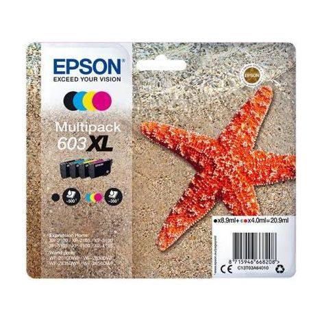 Epson C13T03A64020 cartucho de tinta 1 pieza(s) Original Alto rendimiento (XL) Negro, Cian, Magenta, Amarillo (1/5)