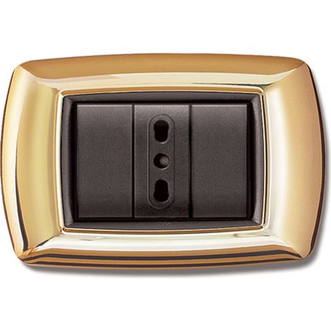 PLACCA LIFE LIVING PLAST ORO 3P- ELETTROCANALI- 10,0 pz