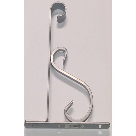 VECA - REGGIMENSOLA PER TV PER ARREDO CASA 40CM - COLORE ALLUMINIO VERNICIATO