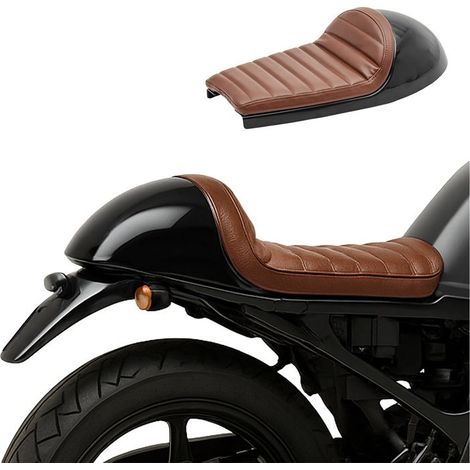 Selle de bosse pour Caferacer Scrambler Retro Craftride HP3 brun