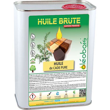 Huile de cade pure pour volailles 1L – Propriétés cicatrisantes et antiseptiques – Fabriquée en France – Protection poules et poulailler – Poulailler Direct