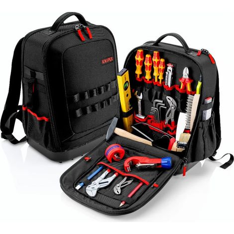 Knipex 00 21 51 HK S Modular X15 Plumbing Essentials Compact Tool Backpack Set - 24 Piece (1/2)