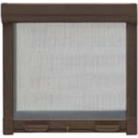 ZANZARIERA A RULLO VERTICALE CON FRIZIONE COLORE MARRONE - CM.140X160H.