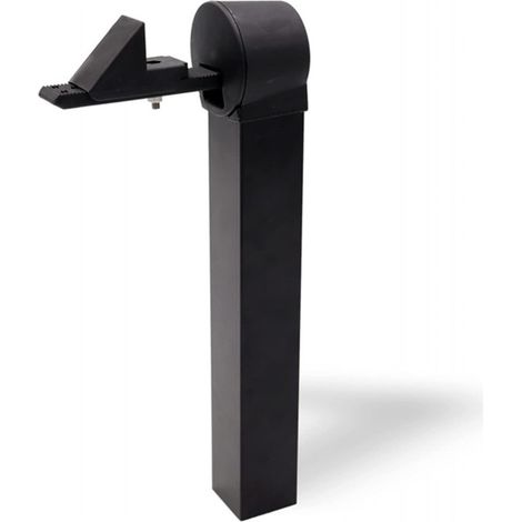 Store Menuiserie – Arrêt automatique pour portail battant – Tube en aluminium 320 mm – Épaisseur ajustable 28 à 86 mm – Fixation par scellement chimique