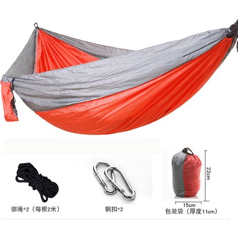 Hamac d extérieur en nylon parachute pour le camping le vélo (1/5)