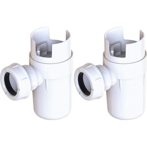 Siphon avec déflecteur, normalisé N, avec déflecteur - lot de 2 (1/4)