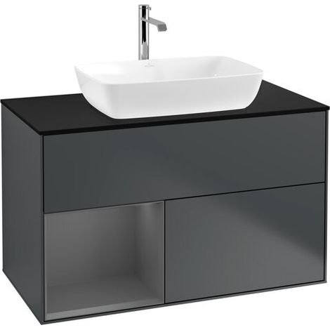 Villeroy & Boch F772GKHG Meuble sous-lavabo Finion F77 (1/2)