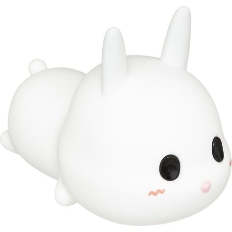 Veilleuse pour Enfant Lapin Silicone 15cm Blanc (1/5)