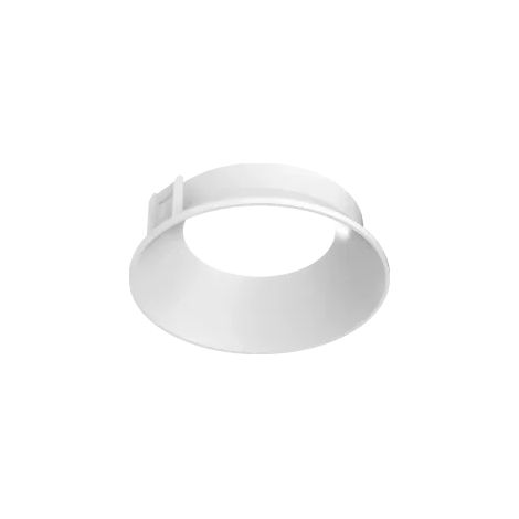 Ideal Lux Faretto Tondo Zeus 1 luce Bianco Materie Plastiche